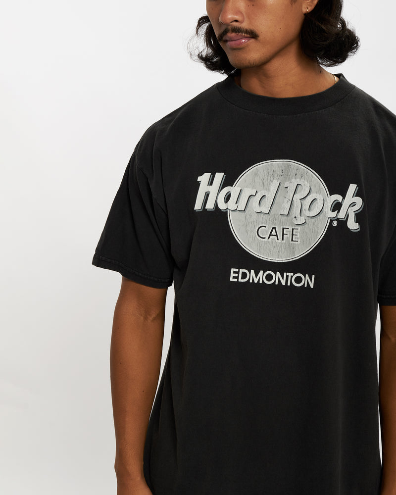 Vintage 90s Hard Rock Cafe 'Edmonton' Tee <br>L , The Real Deal , newtown, sydney, australia, thrift store, opshop, preloved, secondhand, sustainable, retro, antique, 70s, 80s, 90s, 2000s, 00s, fashion, clothing, streetwear, trendy, garment, style, boutique, store, shop, archive, sale, cheap, best, top