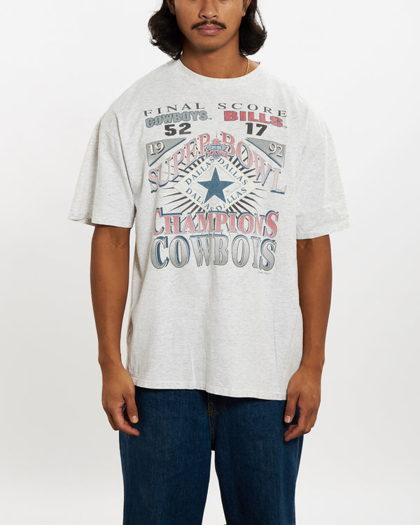 Vintage 1993 NFL Dallas Cowboys Super Bowl Tee <br>L