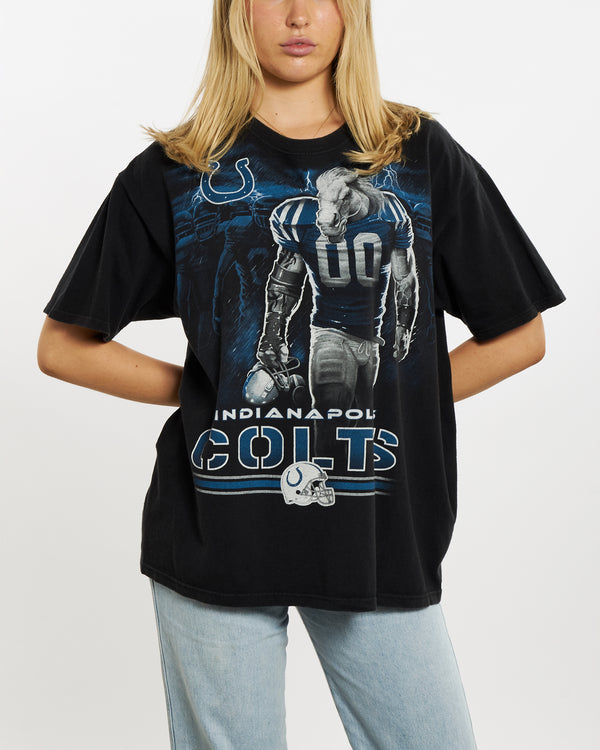 Vintage NFL Indianapolis Colts Tee <br>M , The Real Deal , newtown, sydney, australia, thrift store, opshop, preloved, secondhand, sustainable, retro, antique, 70s, 80s, 90s, 2000s, 00s, fashion, clothing, streetwear, trendy, garment, style, boutique, store, shop, archive, sale, cheap, best, top