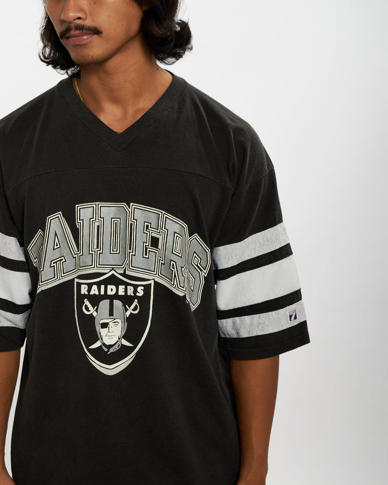 Vintage 1990 NFL Oakland Raiders Jersey <br>L , The Real Deal , newtown, sydney, australia, thrift store, opshop, preloved, secondhand, sustainable, retro, antique, 70s, 80s, 90s, 2000s, 00s, fashion, clothing, streetwear, trendy, garment, style, boutique, store, shop, archive, sale, cheap, best, top