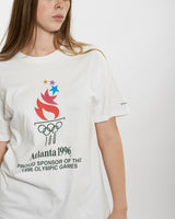 Vintage 1996 Atlanta Olympics Tee <br>M , The Real Deal , newtown, sydney, australia, thrift store, opshop, preloved, secondhand, sustainable, retro, antique, 70s, 80s, 90s, 2000s, 00s, fashion, clothing, streetwear, trendy, garment, style, boutique, store, shop, archive, sale, cheap, best, top