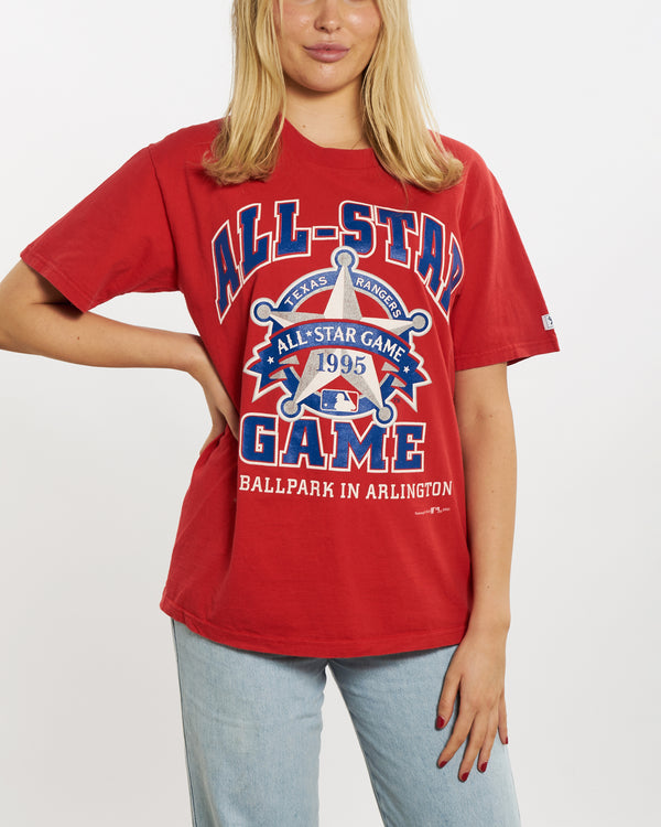 Vintage 1995 MLB All Star Game Tee <br>M , The Real Deal , newtown, sydney, australia, thrift store, opshop, preloved, secondhand, sustainable, retro, antique, 70s, 80s, 90s, 2000s, 00s, fashion, clothing, streetwear, trendy, garment, style, boutique, store, shop, archive, sale, cheap, best, top