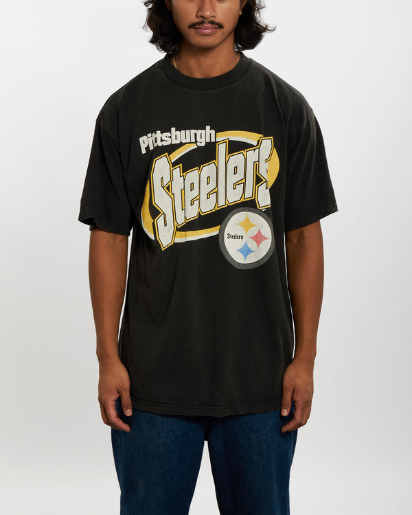 90s NFL Pittsburgh Steelers Tee <br>L