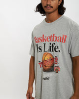 Vintage University of Maryland 'Basketball Is Life' Tee <br>L , The Real Deal , newtown, sydney, australia, thrift store, opshop, preloved, secondhand, sustainable, retro, antique, 70s, 80s, 90s, 2000s, 00s, fashion, clothing, streetwear, trendy, garment, style, boutique, store, shop, archive, sale, cheap, best, top