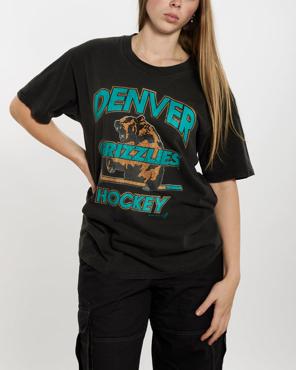 Vintage 90s IHL Denver Grizzlies Tee <br>M