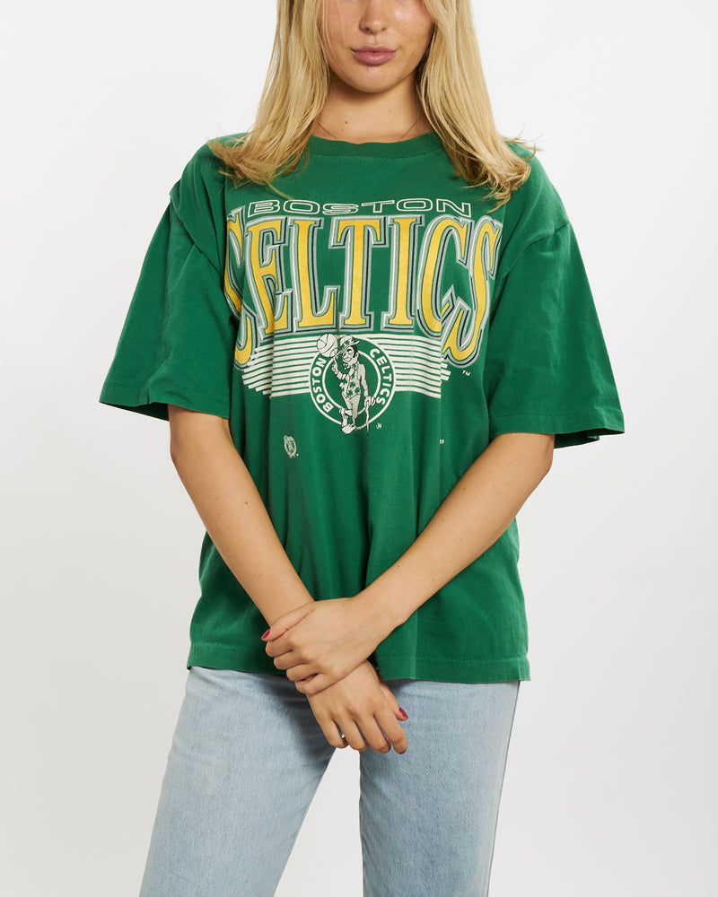 Vintage 90s NBA Boston Celtics Tee <br>M , The Real Deal , newtown, sydney, australia, thrift store, opshop, preloved, secondhand, sustainable, retro, antique, 70s, 80s, 90s, 2000s, 00s, fashion, clothing, streetwear, trendy, garment, style, boutique, store, shop, archive, sale, cheap, best, top