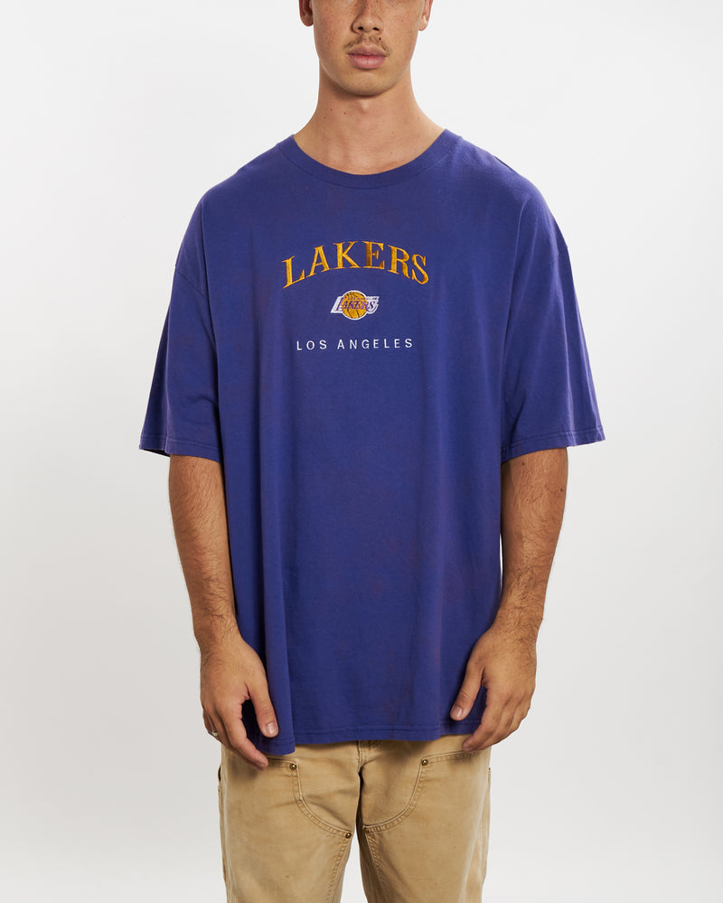 Vintage 90s NBA Los Angeles Lakers Tee <br>XXL , The Real Deal , newtown, sydney, australia, thrift store, opshop, preloved, secondhand, sustainable, retro, antique, 70s, 80s, 90s, 2000s, 00s, fashion, clothing, streetwear, trendy, garment, style, boutique, store, shop, archive, sale, cheap, best, top