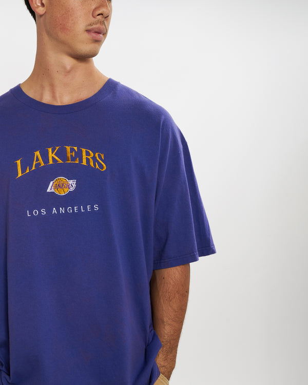 Vintage 90s NBA Los Angeles Lakers Tee <br>XXL , The Real Deal , newtown, sydney, australia, thrift store, opshop, preloved, secondhand, sustainable, retro, antique, 70s, 80s, 90s, 2000s, 00s, fashion, clothing, streetwear, trendy, garment, style, boutique, store, shop, archive, sale, cheap, best, top