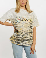 Vintage 90s NFL Pittsburgh Steelers Tee <br>M , The Real Deal , newtown, sydney, australia, thrift store, opshop, preloved, secondhand, sustainable, retro, antique, 70s, 80s, 90s, 2000s, 00s, fashion, clothing, streetwear, trendy, garment, style, boutique, store, shop, archive, sale, cheap, best, top