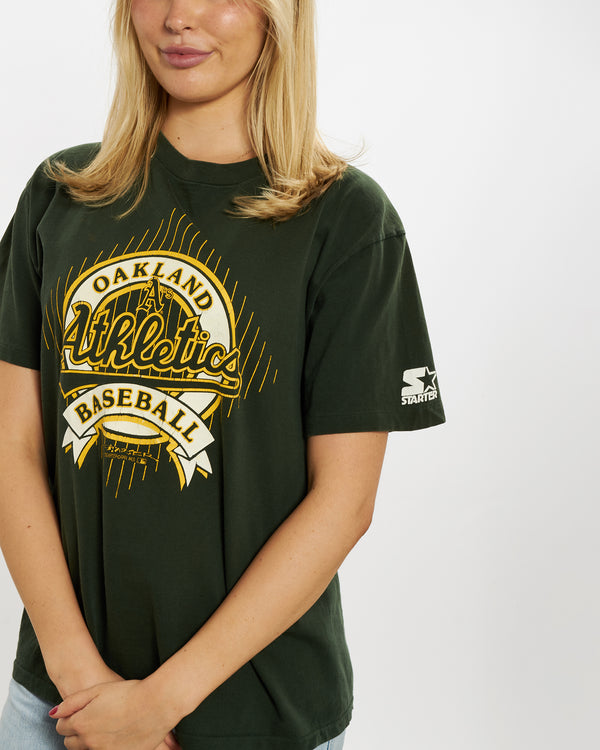 Vintage 1991 MLB Oakland Athletics Tee <br>M , The Real Deal , newtown, sydney, australia, thrift store, opshop, preloved, secondhand, sustainable, retro, antique, 70s, 80s, 90s, 2000s, 00s, fashion, clothing, streetwear, trendy, garment, style, boutique, store, shop, archive, sale, cheap, best, top