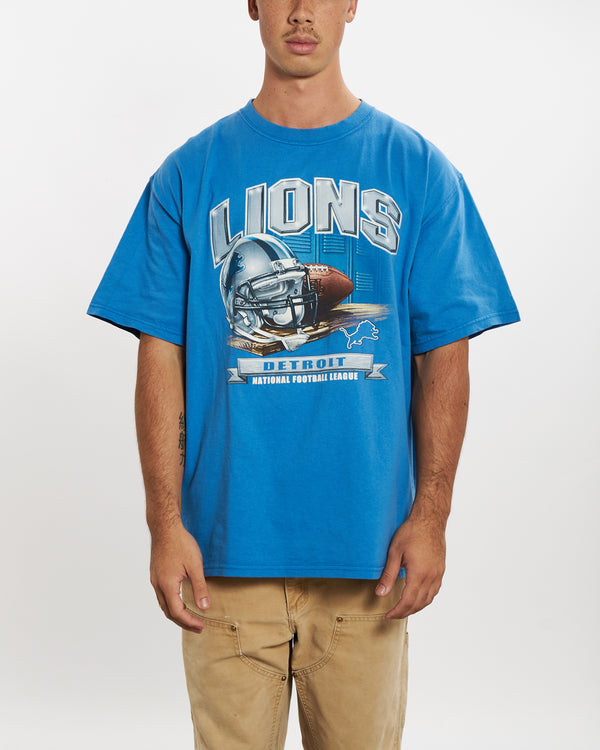 Vintage NFL Detroit Lions Tee <br>XL , The Real Deal , newtown, sydney, australia, thrift store, opshop, preloved, secondhand, sustainable, retro, antique, 70s, 80s, 90s, 2000s, 00s, fashion, clothing, streetwear, trendy, garment, style, boutique, store, shop, archive, sale, cheap, best, top