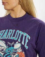 Vintage 80s NBA Charlotte Hornets Tee <br>M , The Real Deal , newtown, sydney, australia, thrift store, opshop, preloved, secondhand, sustainable, retro, antique, 70s, 80s, 90s, 2000s, 00s, fashion, clothing, streetwear, trendy, garment, style, boutique, store, shop, archive, sale, cheap, best, top