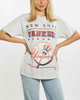 Vintage 1992 MLB New York Yankees Tee <br>M , The Real Deal , newtown, sydney, australia, thrift store, opshop, preloved, secondhand, sustainable, retro, antique, 70s, 80s, 90s, 2000s, 00s, fashion, clothing, streetwear, trendy, garment, style, boutique, store, shop, archive, sale, cheap, best, top