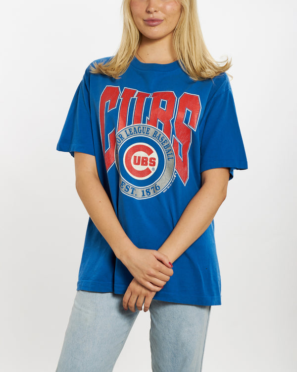 Vintage 1990 MLB Chicago Cubs Tee <br>M , The Real Deal , newtown, sydney, australia, thrift store, opshop, preloved, secondhand, sustainable, retro, antique, 70s, 80s, 90s, 2000s, 00s, fashion, clothing, streetwear, trendy, garment, style, boutique, store, shop, archive, sale, cheap, best, top