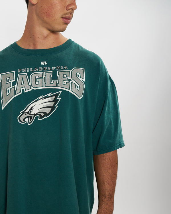 Vintage NFL Philadelphia Eagles Tee <br>XL , The Real Deal , newtown, sydney, australia, thrift store, opshop, preloved, secondhand, sustainable, retro, antique, 70s, 80s, 90s, 2000s, 00s, fashion, clothing, streetwear, trendy, garment, style, boutique, store, shop, archive, sale, cheap, best, top