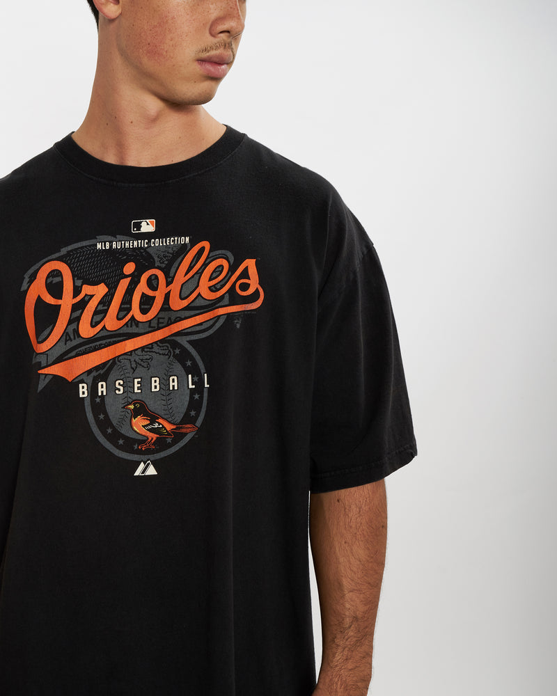 Vintage MLB Baltimore Orioles Tee <br>XXL , The Real Deal , newtown, sydney, australia, thrift store, opshop, preloved, secondhand, sustainable, retro, antique, 70s, 80s, 90s, 2000s, 00s, fashion, clothing, streetwear, trendy, garment, style, boutique, store, shop, archive, sale, cheap, best, top