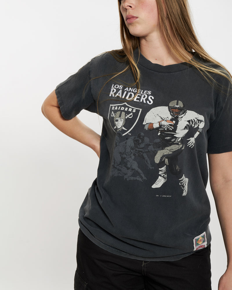 Vintage 1993 NFL Los Angeles Raiders Tee <br>M , The Real Deal , newtown, sydney, australia, thrift store, opshop, preloved, secondhand, sustainable, retro, antique, 70s, 80s, 90s, 2000s, 00s, fashion, clothing, streetwear, trendy, garment, style, boutique, store, shop, archive, sale, cheap, best, top