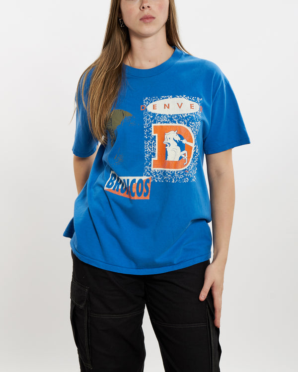 90s NFL Denver Broncos Tee <br>M