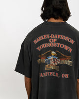 Vintage Harley Davidson Tee <br>L , The Real Deal , newtown, sydney, australia, thrift store, opshop, preloved, secondhand, sustainable, retro, antique, 70s, 80s, 90s, 2000s, 00s, fashion, clothing, streetwear, trendy, garment, style, boutique, store, shop, archive, sale, cheap, best, top