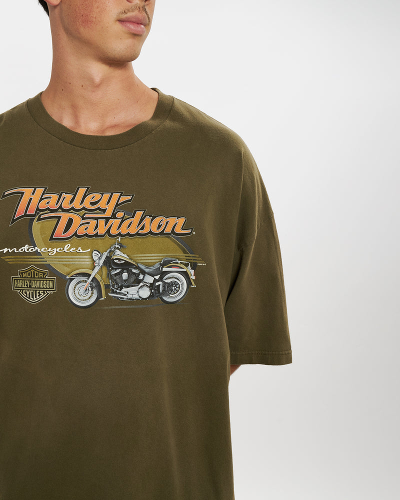 Vintage Harley Davidson Tee <br>XXL , The Real Deal , newtown, sydney, australia, thrift store, opshop, preloved, secondhand, sustainable, retro, antique, 70s, 80s, 90s, 2000s, 00s, fashion, clothing, streetwear, trendy, garment, style, boutique, store, shop, archive, sale, cheap, best, top