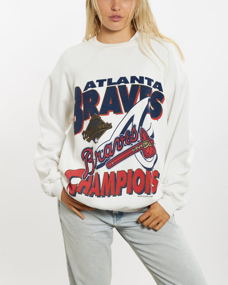 Vintage 1995 MLB Atlanta Braves Sweatshirt <br>M