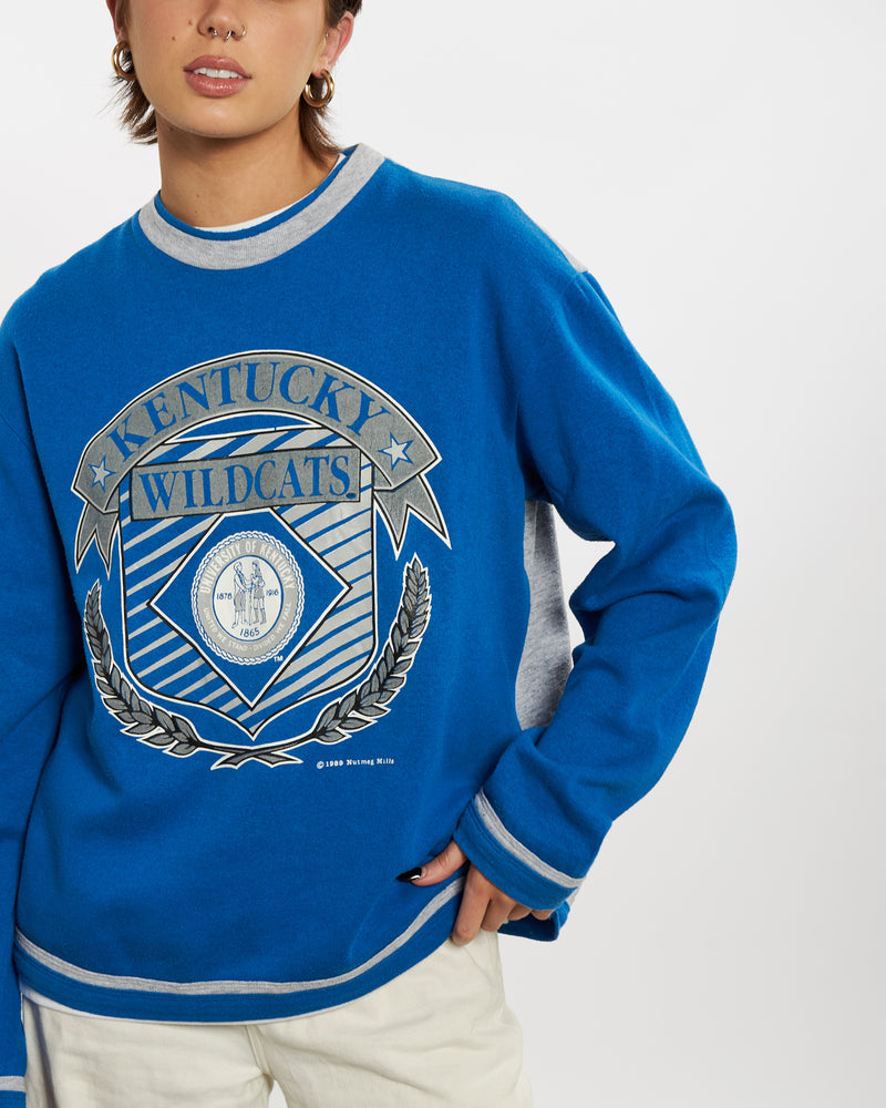 Vintage 90s NCAA University Of Kentucky Wildcats Sweatshirt <br>M , The Real Deal , newtown, sydney, australia, thrift store, opshop, preloved, secondhand, sustainable, retro, antique, 70s, 80s, 90s, 2000s, 00s, fashion, clothing, streetwear, trendy, garment, style, boutique, store, shop, archive, sale, cheap, best, top