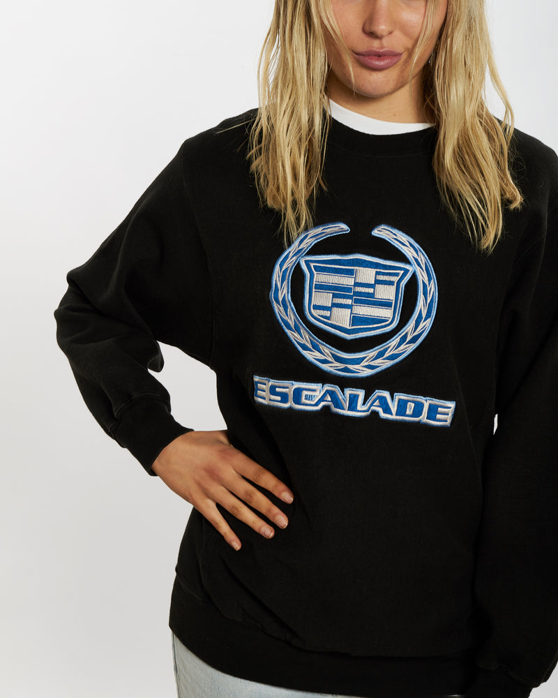 Vintage 90s Cadillac Escalade Sweatshirt <br>M , The Real Deal , newtown, sydney, australia, thrift store, opshop, preloved, secondhand, sustainable, retro, antique, 70s, 80s, 90s, 2000s, 00s, fashion, clothing, streetwear, trendy, garment, style, boutique, store, shop, archive, sale, cheap, best, top