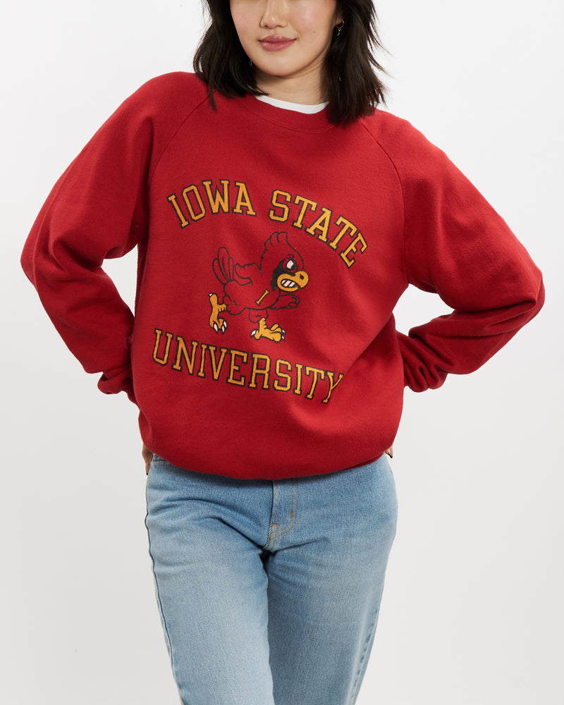 Vintage 90s Iowa State University Sweatshirt <br>S , The Real Deal , newtown, sydney, australia, thrift store, opshop, preloved, secondhand, sustainable, retro, antique, 70s, 80s, 90s, 2000s, 00s, fashion, clothing, streetwear, trendy, garment, style, boutique, store, shop, archive, sale, cheap, best, top