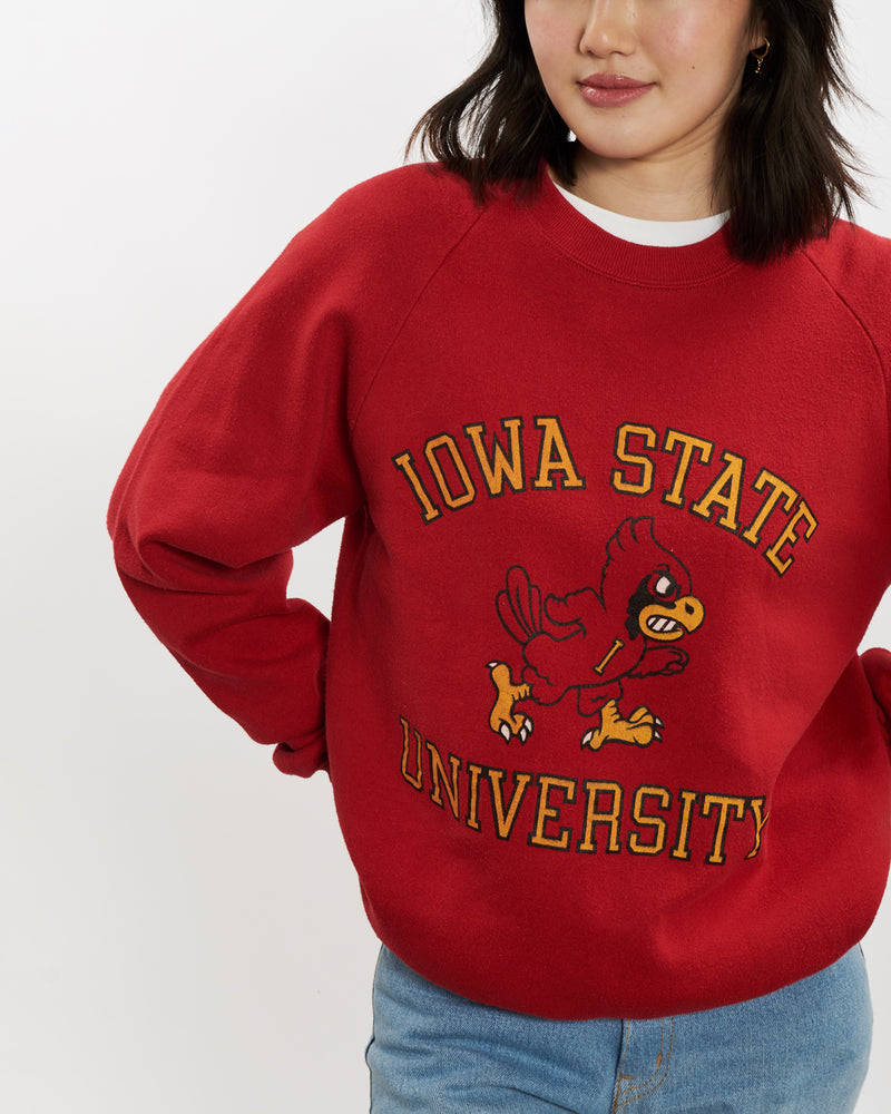 Vintage 90s Iowa State University Sweatshirt <br>S , The Real Deal , newtown, sydney, australia, thrift store, opshop, preloved, secondhand, sustainable, retro, antique, 70s, 80s, 90s, 2000s, 00s, fashion, clothing, streetwear, trendy, garment, style, boutique, store, shop, archive, sale, cheap, best, top