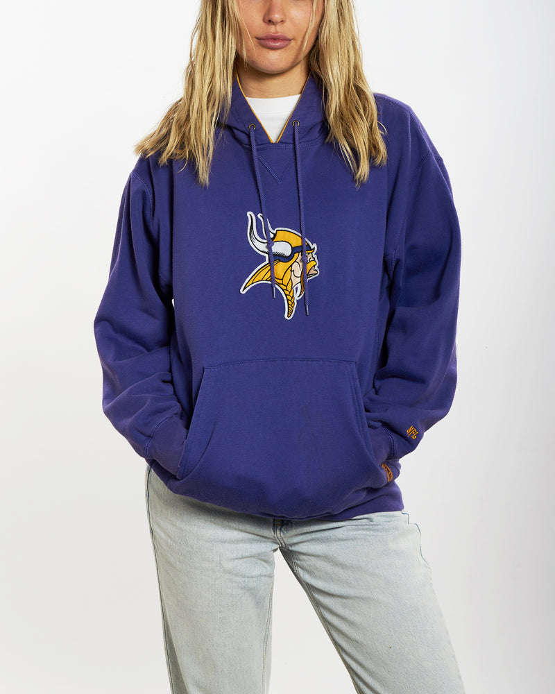 Vintage NFL Minnesota Vikings Hooded Sweatshirt <br>M