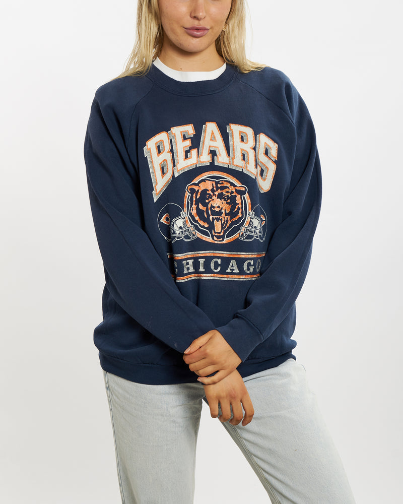 Vintage 90s NFL Chicago Bears Sweatshirt <br>M , The Real Deal , newtown, sydney, australia, thrift store, opshop, preloved, secondhand, sustainable, retro, antique, 70s, 80s, 90s, 2000s, 00s, fashion, clothing, streetwear, trendy, garment, style, boutique, store, shop, archive, sale, cheap, best, top