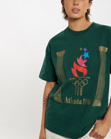 Vintage 1996 Atlanta Olympics Tee <br>M , The Real Deal , newtown, sydney, australia, thrift store, opshop, preloved, secondhand, sustainable, retro, antique, 70s, 80s, 90s, 2000s, 00s, fashion, clothing, streetwear, trendy, garment, style, boutique, store, shop, archive, sale, cheap, best, top