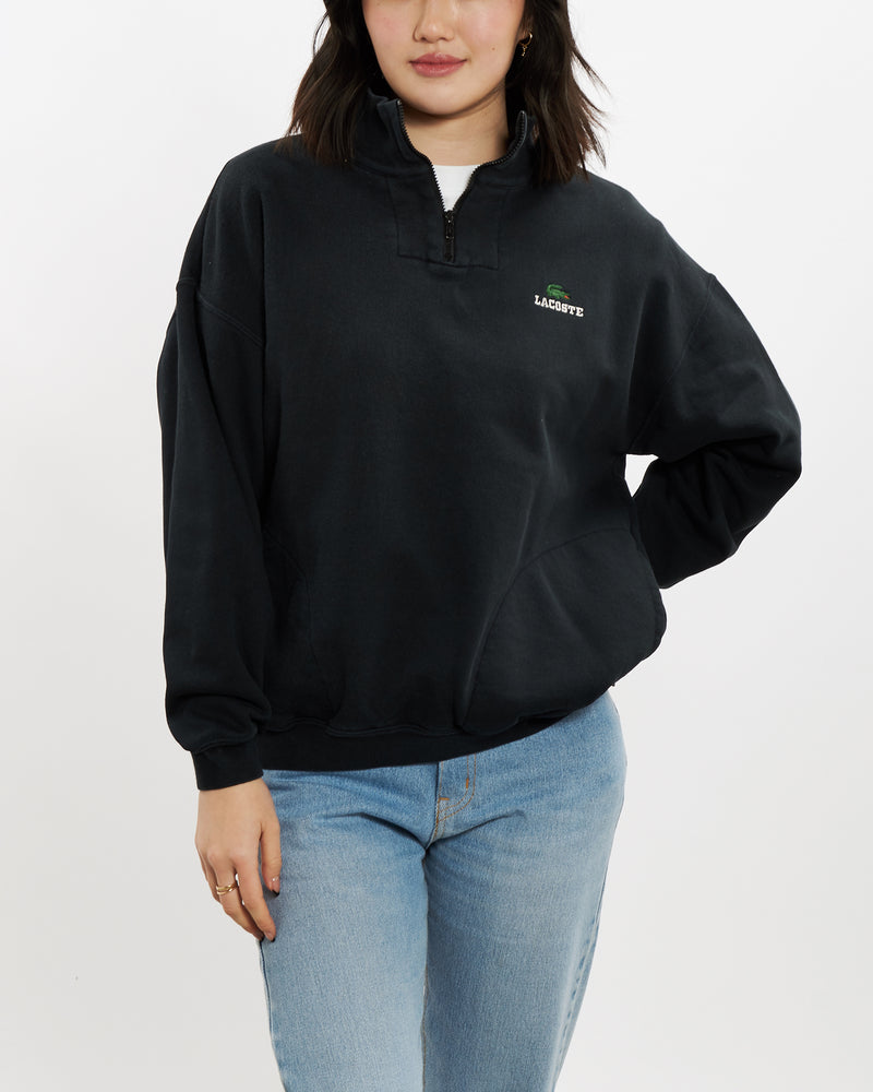 Vintage 90s Lacoste Quarter Zip Sweater <br>S