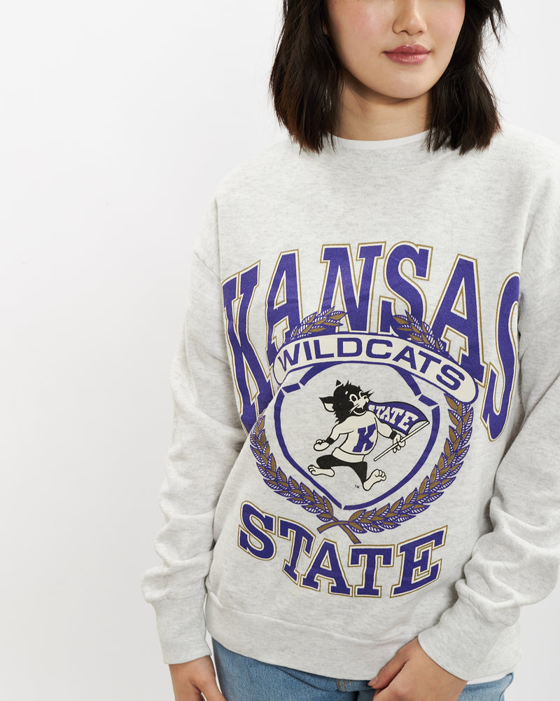 Vintage 90s NCAA University of Kansas Wildcats Sweatshirt <br>S