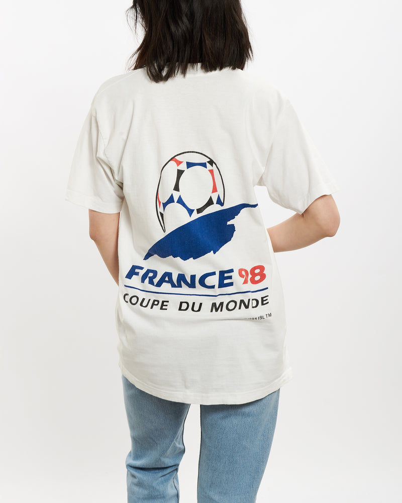 Vintage 1998 FIFA World Cup France <br>S , The Real Deal , newtown, sydney, australia, thrift store, opshop, preloved, secondhand, sustainable, retro, antique, 70s, 80s, 90s, 2000s, 00s, fashion, clothing, streetwear, trendy, garment, style, boutique, store, shop, archive, sale, cheap, best, top