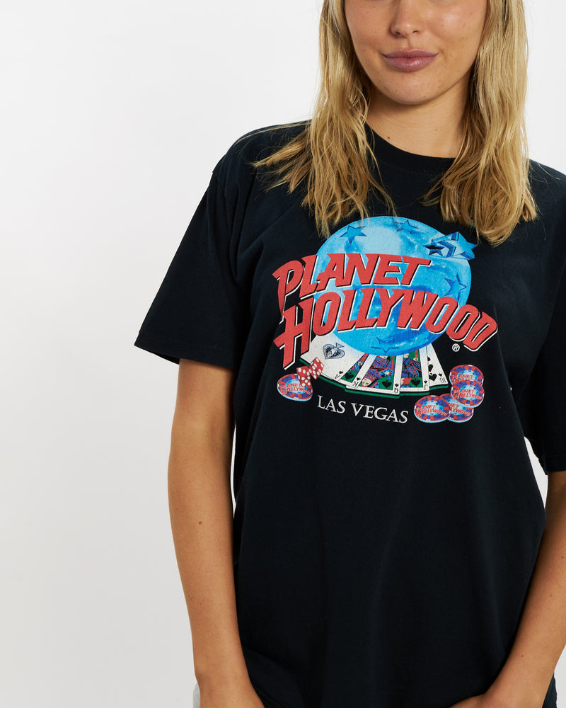 Vintage 90s Planet Hollywood 'Las Vegas' Tee <br>M , The Real Deal , newtown, sydney, australia, thrift store, opshop, preloved, secondhand, sustainable, retro, antique, 70s, 80s, 90s, 2000s, 00s, fashion, clothing, streetwear, trendy, garment, style, boutique, store, shop, archive, sale, cheap, best, top