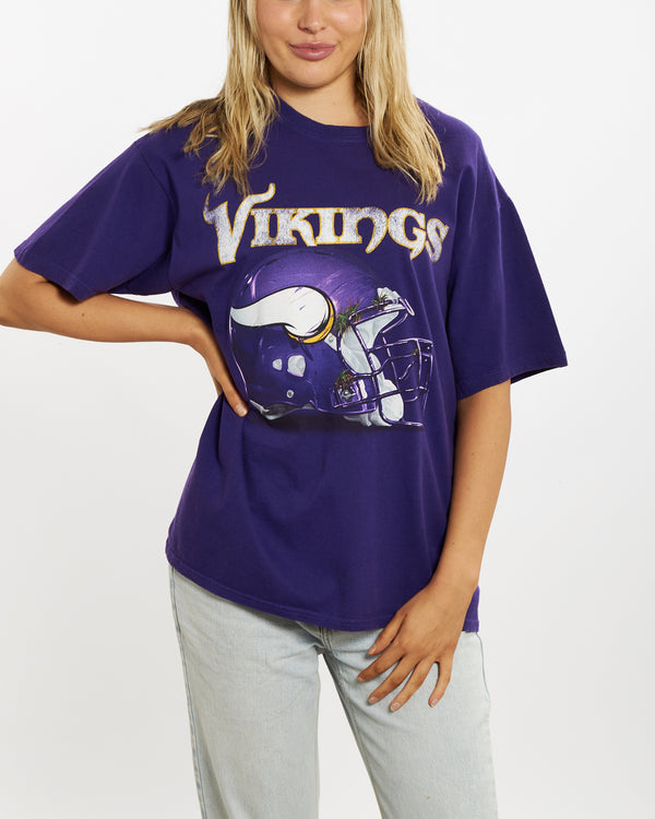 Vintage NFL Minnesota Vikings Tee <br>M , The Real Deal , newtown, sydney, australia, thrift store, opshop, preloved, secondhand, sustainable, retro, antique, 70s, 80s, 90s, 2000s, 00s, fashion, clothing, streetwear, trendy, garment, style, boutique, store, shop, archive, sale, cheap, best, top