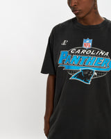 Vintage 90s NFL Carolina Panthers Tee <br>L , The Real Deal , newtown, sydney, australia, thrift store, opshop, preloved, secondhand, sustainable, retro, antique, 70s, 80s, 90s, 2000s, 00s, fashion, clothing, streetwear, trendy, garment, style, boutique, store, shop, archive, sale, cheap, best, top