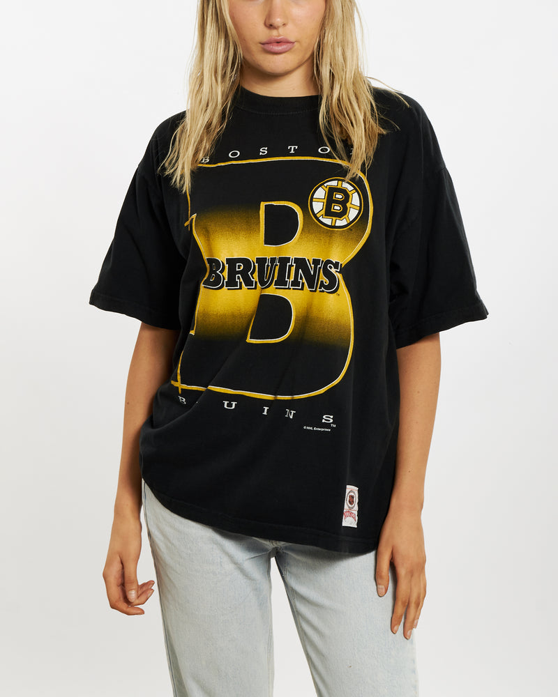 Vintage 90s NHL Boston Bruins Tee <br>M , The Real Deal , newtown, sydney, australia, thrift store, opshop, preloved, secondhand, sustainable, retro, antique, 70s, 80s, 90s, 2000s, 00s, fashion, clothing, streetwear, trendy, garment, style, boutique, store, shop, archive, sale, cheap, best, top