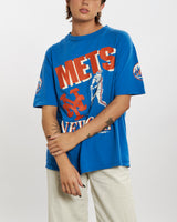 Vintage 90s MLB New York Mets Tee <br>M , The Real Deal , newtown, sydney, australia, thrift store, opshop, preloved, secondhand, sustainable, retro, antique, 70s, 80s, 90s, 2000s, 00s, fashion, clothing, streetwear, trendy, garment, style, boutique, store, shop, archive, sale, cheap, best, top