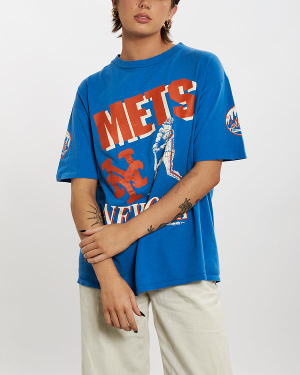 Vintage 90s MLB New York Mets Tee <br>M , The Real Deal , newtown, sydney, australia, thrift store, opshop, preloved, secondhand, sustainable, retro, antique, 70s, 80s, 90s, 2000s, 00s, fashion, clothing, streetwear, trendy, garment, style, boutique, store, shop, archive, sale, cheap, best, top