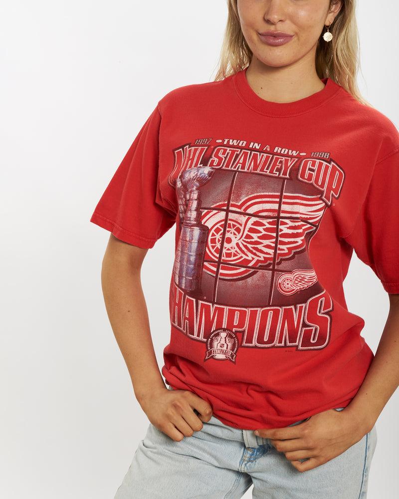 Vintage 1998 NHL Detroit Red Wings Tee <br>M