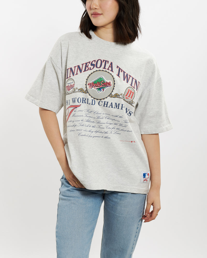 Vintage 1991 MLB Minnesota Twins Tee <br>S