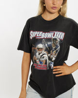 Vintage NFL Super Bowl 'Patriots v Rams' Tee <br>M