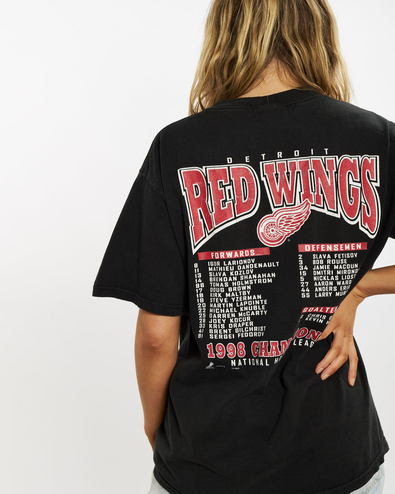 Vintage 1998 NHL Detroit Red Wings Tee <br>M , The Real Deal , newtown, sydney, australia, thrift store, opshop, preloved, secondhand, sustainable, retro, antique, 70s, 80s, 90s, 2000s, 00s, fashion, clothing, streetwear, trendy, garment, style, boutique, store, shop, archive, sale, cheap, best, top