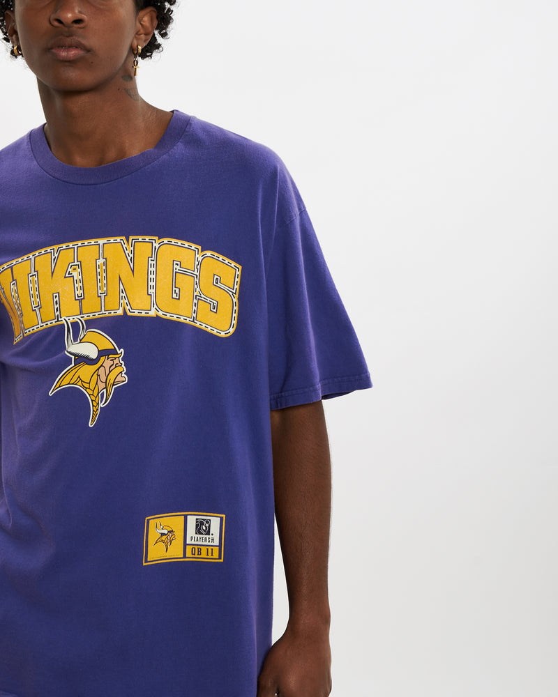 Vintage 90s NFL Minnesota Vikings Tee <br>XL , The Real Deal , newtown, sydney, australia, thrift store, opshop, preloved, secondhand, sustainable, retro, antique, 70s, 80s, 90s, 2000s, 00s, fashion, clothing, streetwear, trendy, garment, style, boutique, store, shop, archive, sale, cheap, best, top