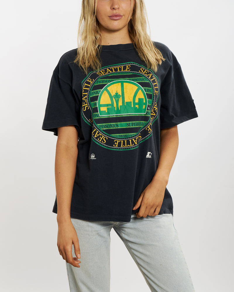 Vintage 90s NBA Seattle Sonics Tee <br>M