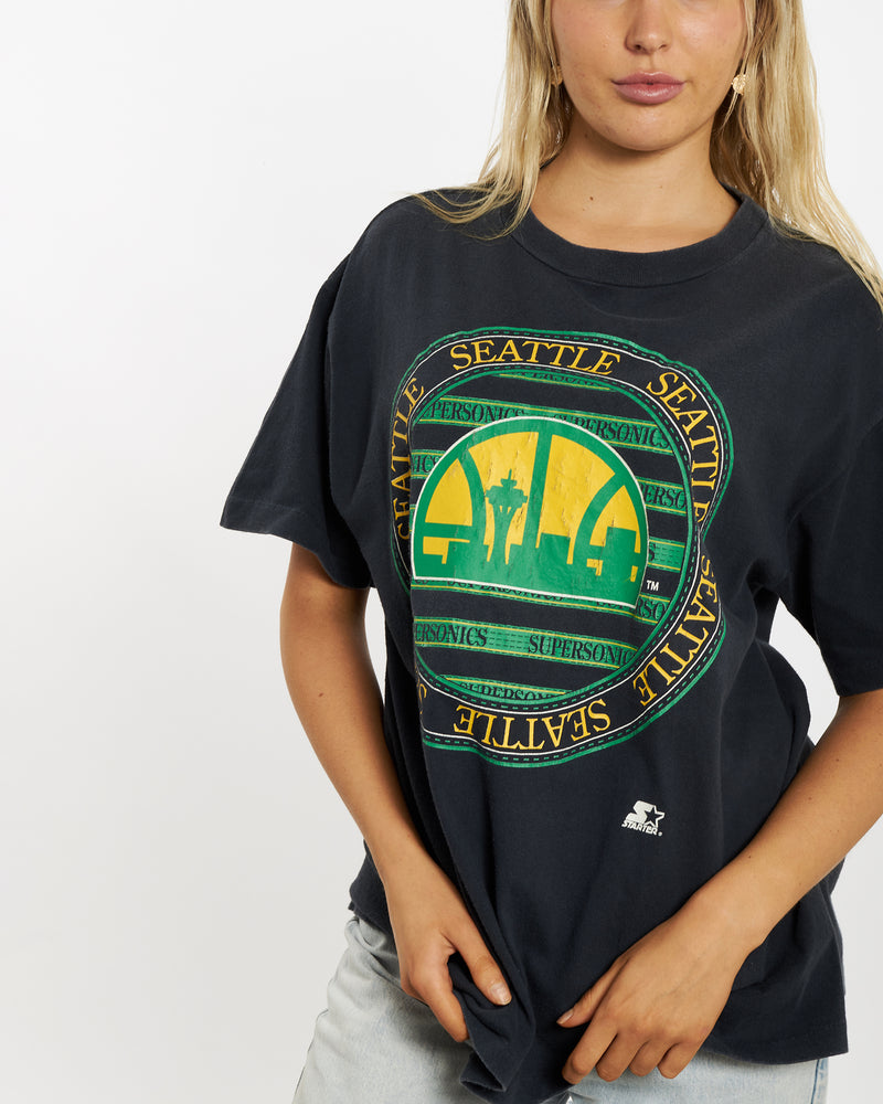 Vintage 90s NBA Seattle Sonics Tee <br>M