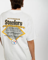 Vintage NFL Pittsburgh Steelers Tee <br>L , The Real Deal , newtown, sydney, australia, thrift store, opshop, preloved, secondhand, sustainable, retro, antique, 70s, 80s, 90s, 2000s, 00s, fashion, clothing, streetwear, trendy, garment, style, boutique, store, shop, archive, sale, cheap, best, top