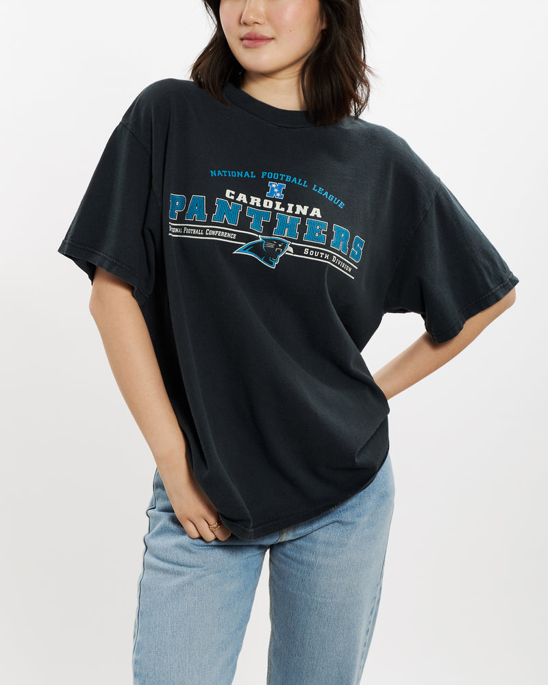 Vintage 90s NFL Carolina Panthers Tee <br>S , The Real Deal , newtown, sydney, australia, thrift store, opshop, preloved, secondhand, sustainable, retro, antique, 70s, 80s, 90s, 2000s, 00s, fashion, clothing, streetwear, trendy, garment, style, boutique, store, shop, archive, sale, cheap, best, top